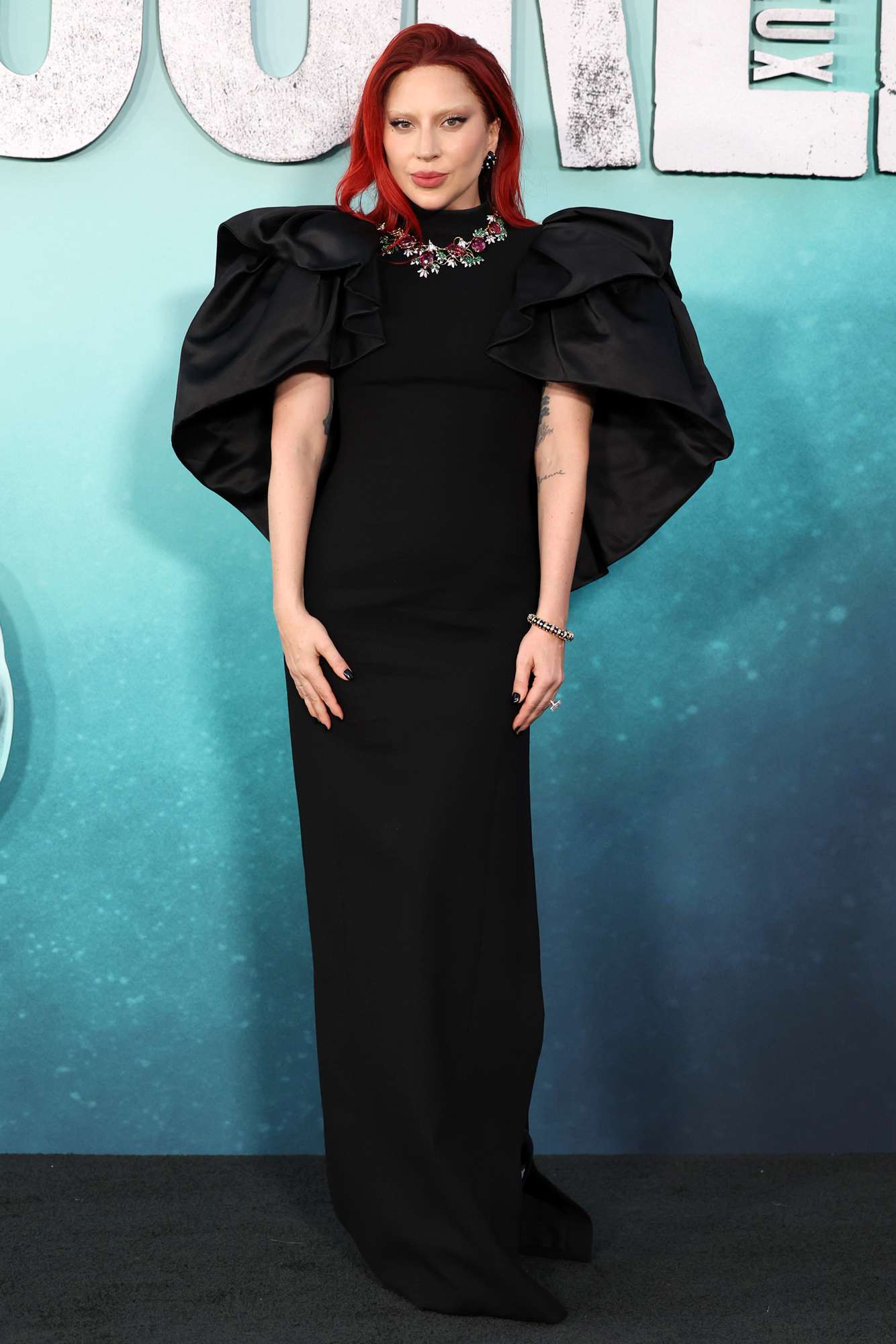 Lady Gaga Brings Supervillainess Style to the L.A. Premiere of 'Joker:  Folie à Deux'