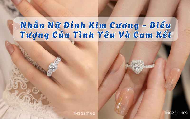 Tại Sao Nữ Giới Thích Đeo Nhẫn Đính Kim Cương?