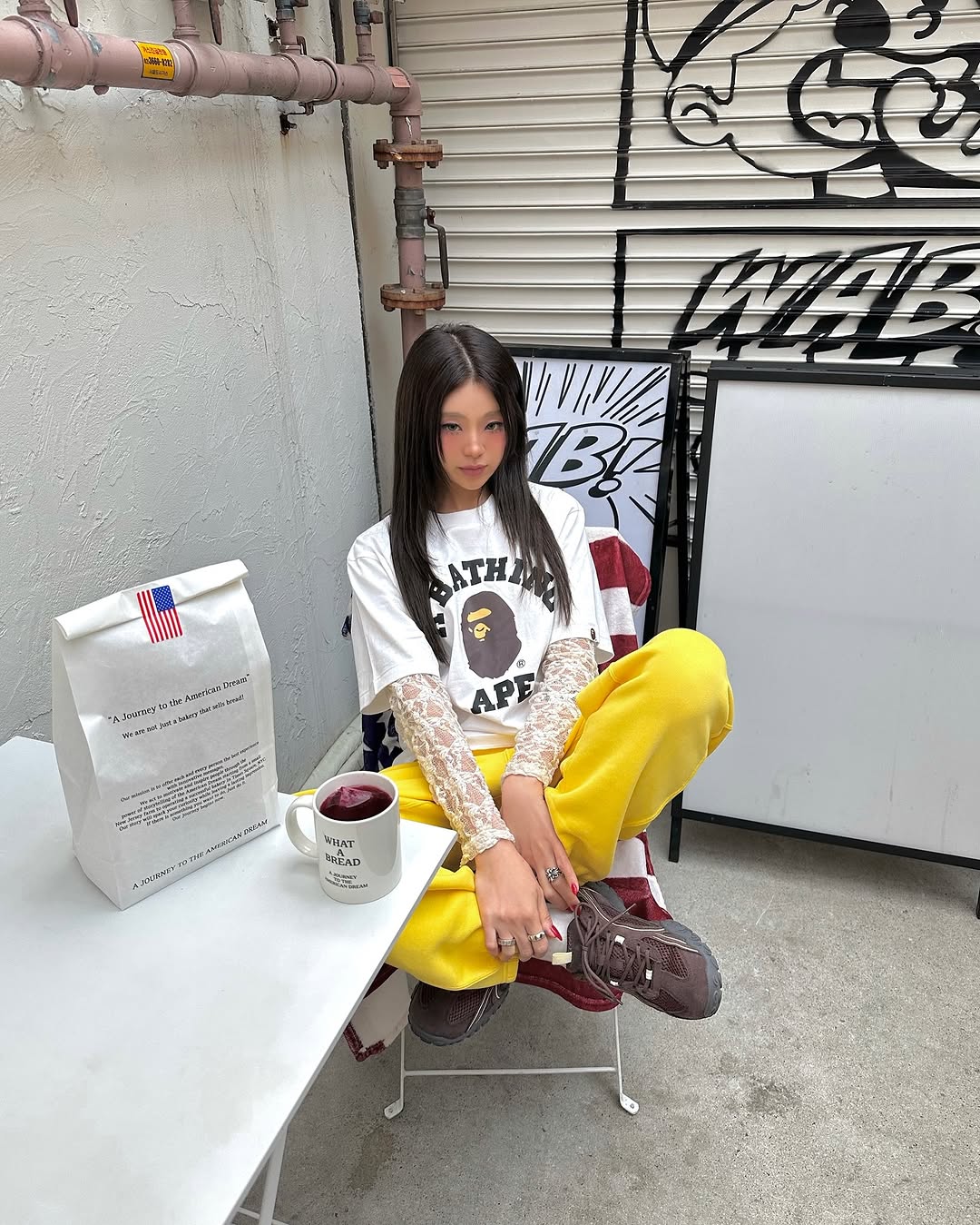 veryzoey bản phối đồ màu vàng