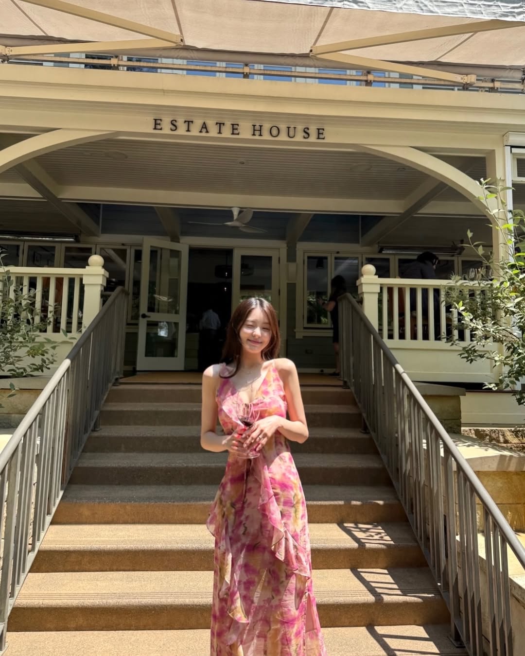 đầm hoa dáng dài