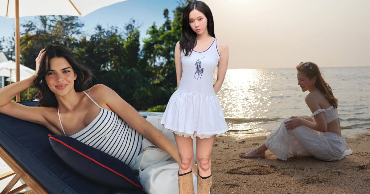 4 outfit trắng cùng nàng tỏa sáng dịu dàng bên bờ biển