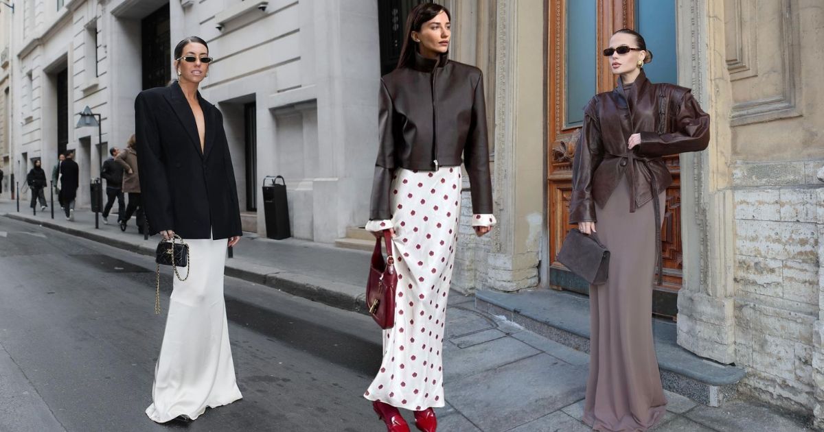 Gợi ý cách phối chân váy đuôi cá thanh lịch như phụ nữ Pháp