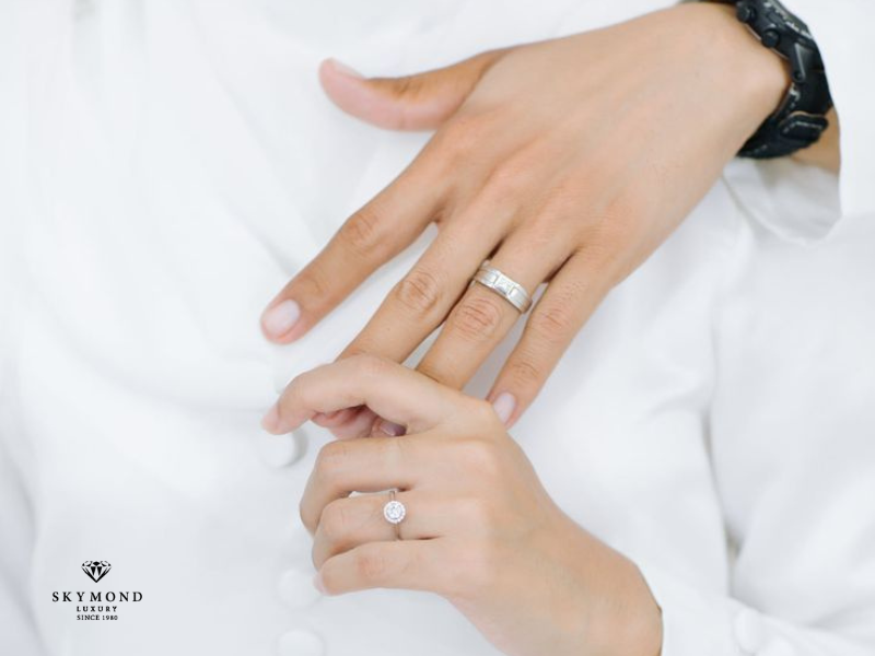 Nhẫn cưới Bạch Kim - biểu tượng tình yêu vĩnh cửu